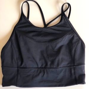 Lululemon Long Line Mesh High-Neck Sports Bra Sz 8